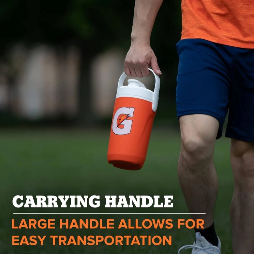 (NEW) Gatorade Half Gallon Cooler Jug Sports Hydration Jug